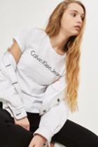Topshop Short Sleeve T-shirt By Calvin Klein