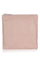 Topshop Canton Leather Clean Clutch Bag