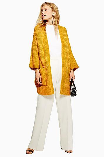 Topshop *knitted Cardigan By Yas