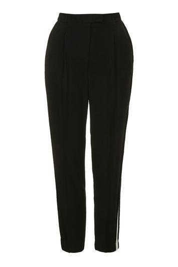 Topshop Side Stripe Peg Trousers