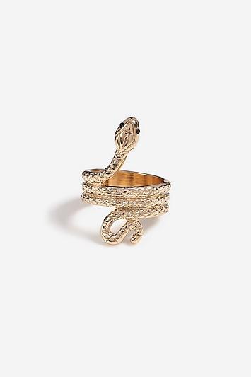 Topshop *double Wrap Snake Ring