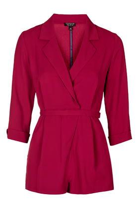 Topshop Wrap Front Romper