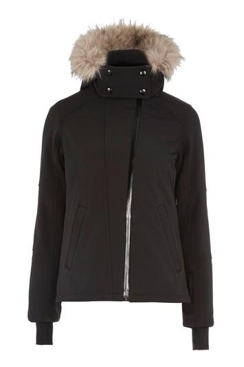 Topshop Black Padded Ski Jacket