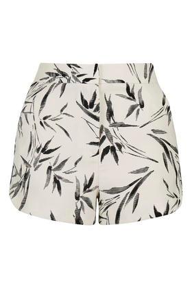 Topshop Bamboo Print Runner Shorts