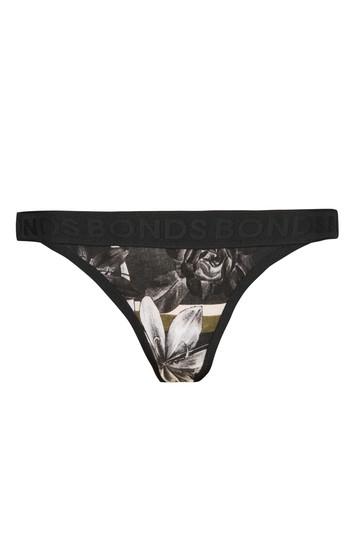 Topshop Geometric Floral Mini Knickers By Bonds