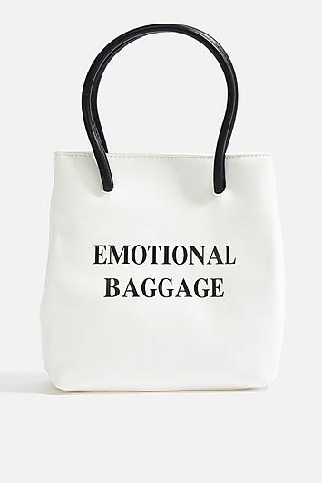 Topshop *gi Emotional Baggage Tote Bag By Skinnydip
