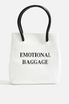 Topshop *gi Emotional Baggage Tote Bag By Skinnydip