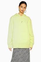 Topshop Neon Relaxed Hoodie
