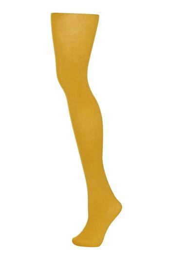 Topshop Mustard 80 Denier Tights