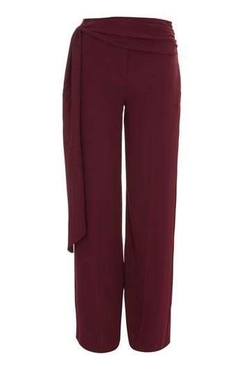 Topshop Sash Belt Wide Leg Trousers