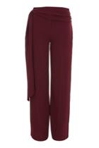 Topshop Sash Belt Wide Leg Trousers