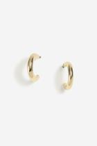 Topshop Gold Look Metal Mini Hoop Earrings