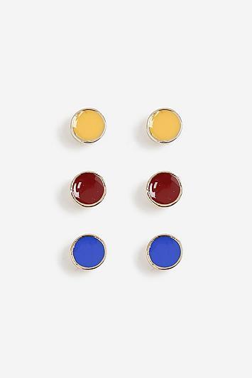 Topshop *bright Enamel Stud Earring Pack