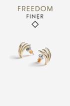 Topshop Freedom Finer Claw Stud Earrings