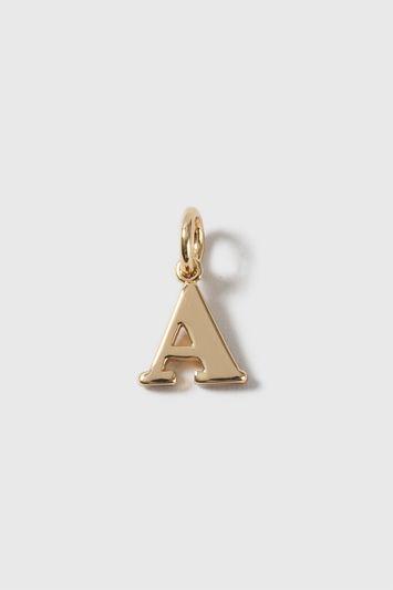 Topshop Freedom Id 'a' Initial Charm