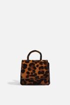 Topshop *mini Leopard Eden Tote Bag By Skinnydip