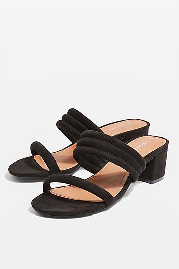 Topshop Block Heel Mules