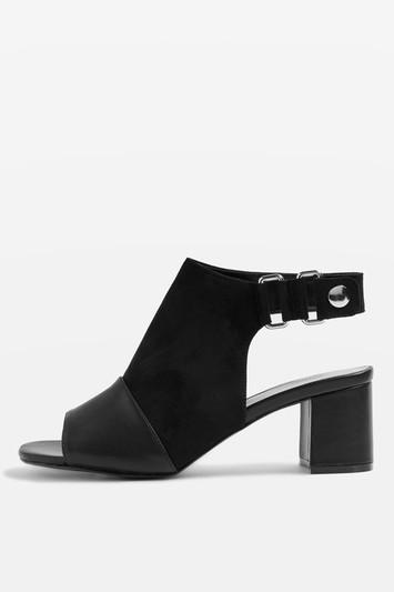 Topshop Duke Popper Mid Heel Sandals