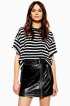 Topshop Tall Stripe Boxy T-shirt