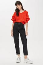 Topshop Petite Extreme Wash Mom Jeans