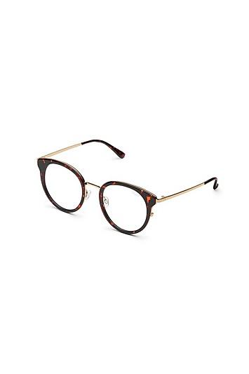 Topshop *cryptic Tortoiseshell Sunglasses By Quay