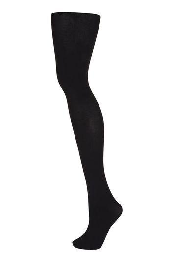 Topshop Black 120 Denier Opaque Tights
