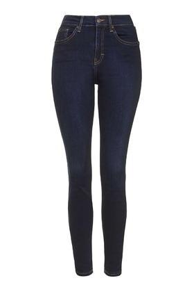 Topshop Tall Moto Dark Ink Jamie Jeans