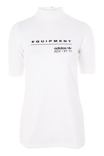 Topshop Equipment Logo Mesh T-shirt By Adidas Originals