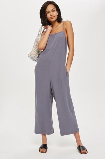 Topshop Square Neck Slouch Jumpsuit