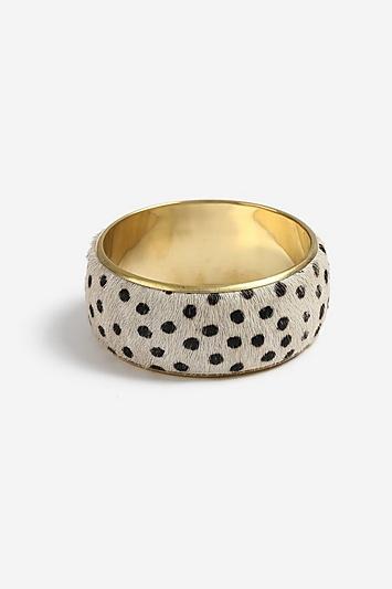 Topshop *pony Spot Print Bangle