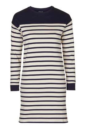 Topshop Breton Stripe Pullover Dress