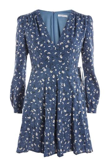 Topshop *ditsy Floral Plunge Skater Dress By Glamorous