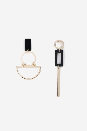 Topshop Mis-match Geometric Earrings