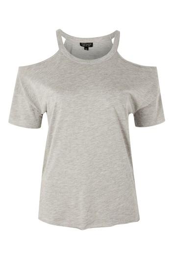 Topshop Cold Shoulder T-shirt