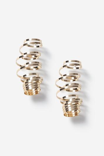 Topshop Spiral Earrings