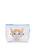 Topshop Glasses Cat Cosmetics Bag