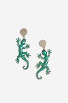Topshop Enamel Gecko Earrings