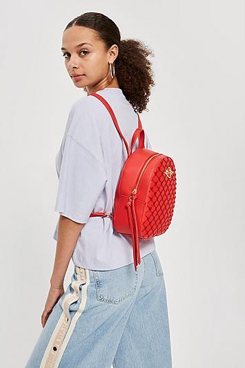 Topshop Sweetheart Beaded Backpack