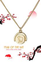 Topshop Year Of The Rat Ditsy Necklace