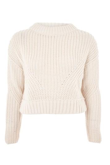 Topshop Boxy Cropped Jumper