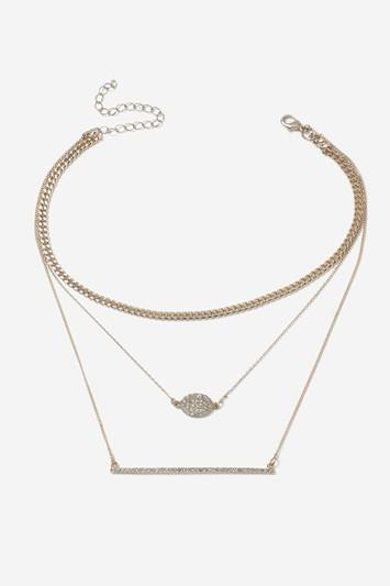 Topshop Multi Layer Choker