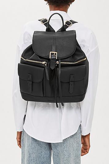 Topshop Double Pocket Backpack