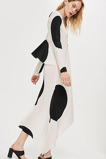 Topshop *large Spotted Dress By Boutique