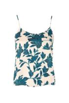 Topshop Geometric Floral Camisloe Top And Shorts Set
