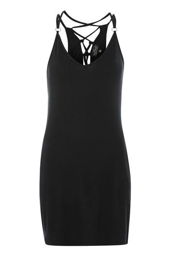 Topshop Petite Lace Up Back Shift Dress