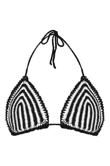 Topshop Humbug Crochet Bikini Top