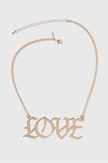 Topshop Love' Necklace