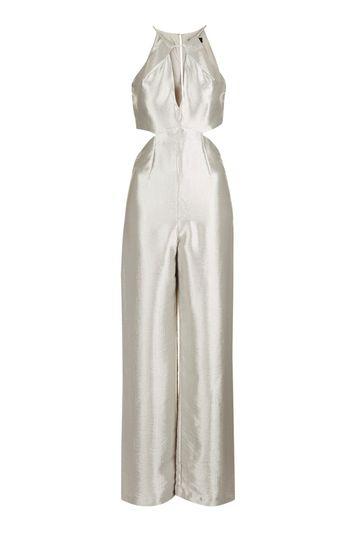 Topshop Petite Cut Out Jumpsuit