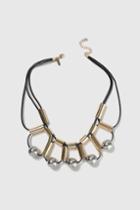 Topshop Tube And Ball Collar Necklace