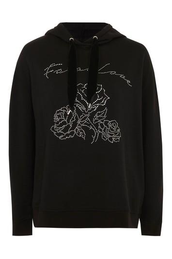 Topshop 'fatal Love' Gem Hoodie